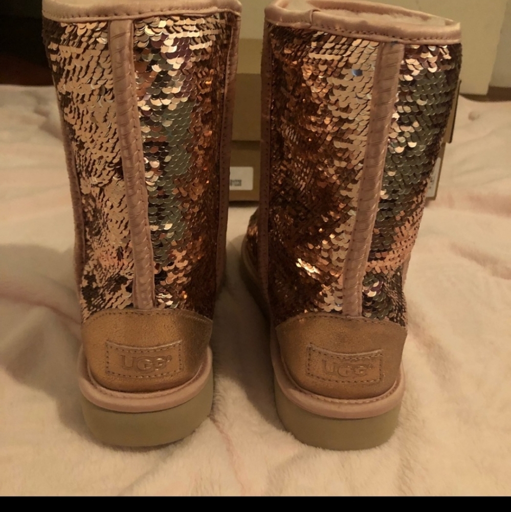 UGG Sequins Cosmo Boots size 6